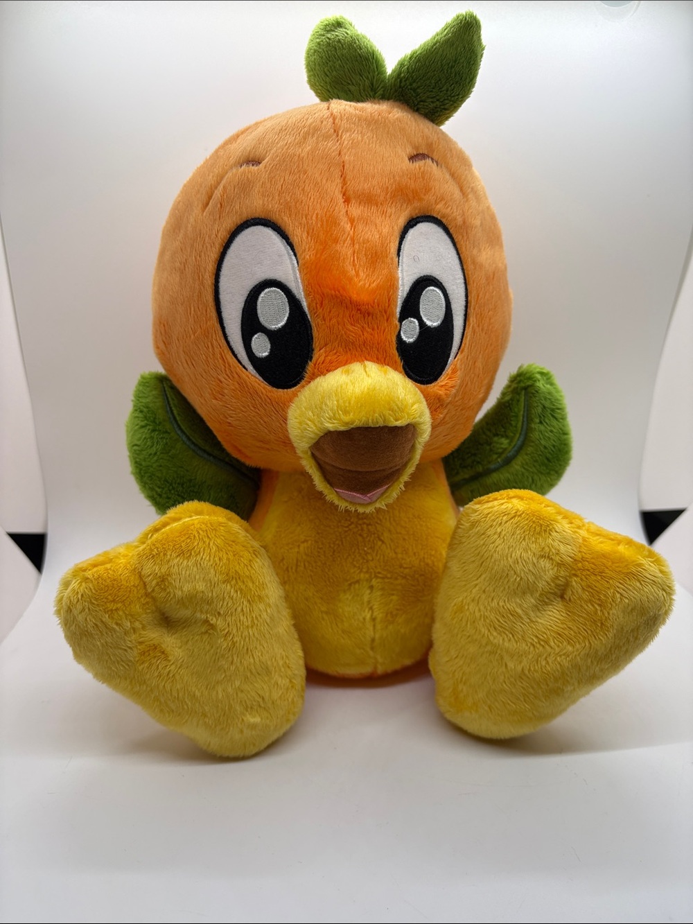 Disney Parks Big Feet Orange Bird Plush Stuffed Animal